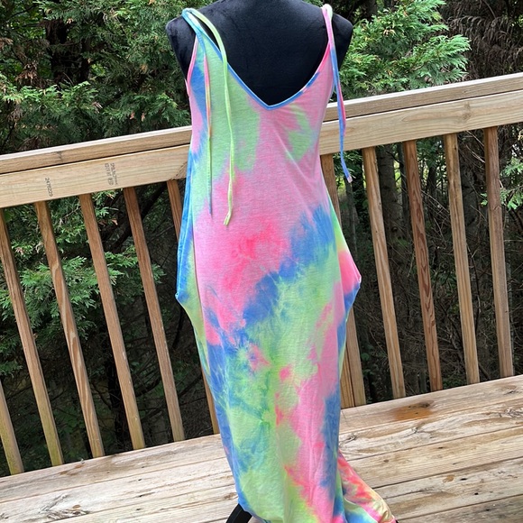 Pastel Tie-Dye Dress - Picture 2 of 2